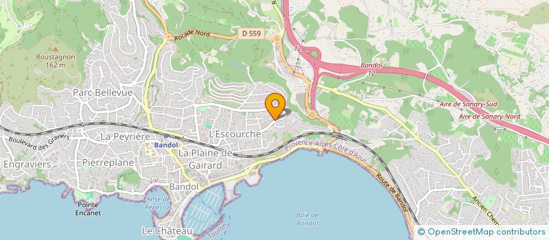 localisation de l'entreprise MADAME CAMILLE BORDAT  BANDOL