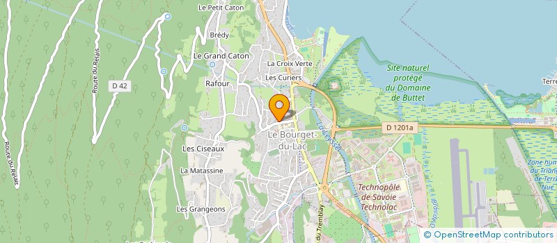 localisation de l'entreprise MADAME CAMILLE BORDET  LE BOURGET-DU-LAC