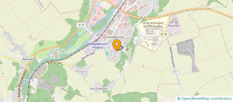 localisation de l'entreprise MADAME CAMILLE BOSCARIOL  PROVINS