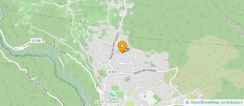 localisation de l'entreprise MADAME CAMILLE BOSSER à SAINT-CEZAIRE-SUR-SIAGNE