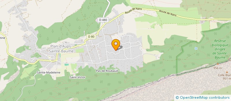 localisation de l'entreprise MADAME CAMILLE BOTTERO  PLAN-D'AUPS-SAINTE-BAUME