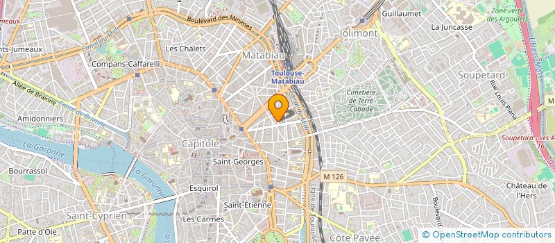 localisation de l'entreprise MADAME CAMILLE BOUCHE  TOULOUSE