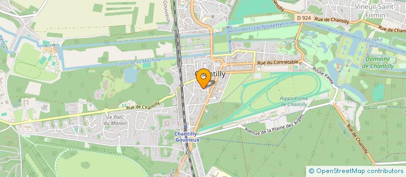 localisation de l'entreprise MADAME CAMILLE BOUCHERY  CHANTILLY