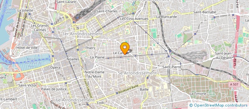 localisation de l'entreprise MADAME CAMILLE BOUGUYON à MARSEILLE