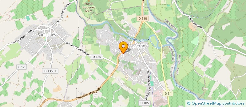 localisation de l'entreprise MADAME CAMILLE BOUILLOT  SAINT-DREZERY