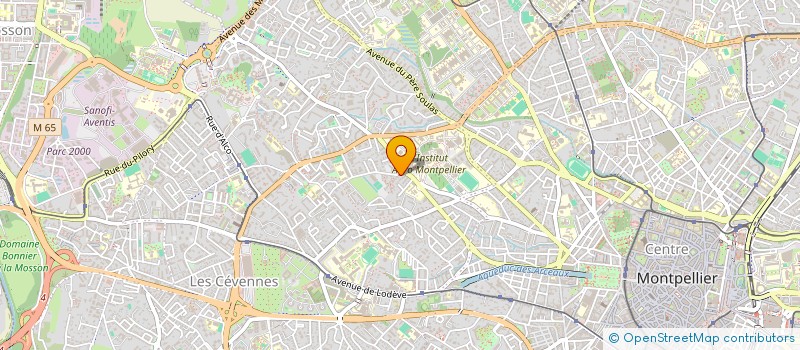 localisation de l'entreprise MADAME CAMILLE BOULANGER à MONTPELLIER