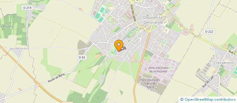 localisation de l'entreprise MADAME CAMILLE BOULET  DOUVRES-LA-DELIVRANDE