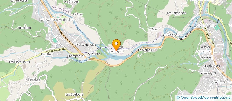 localisation de l'entreprise MADAME CAMILLE BOUR  VALS-LES-BAINS