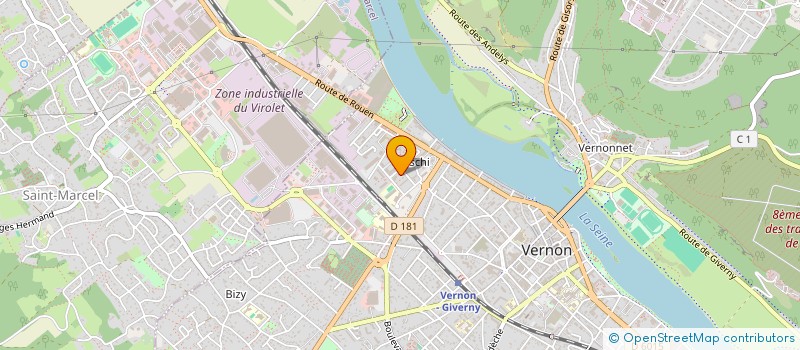 localisation de l'entreprise MADAME CAMILLE BOURDIN  VERNON