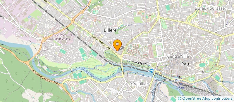 localisation de l'entreprise MADAME CAMILLE BOURGUET  BILLERE