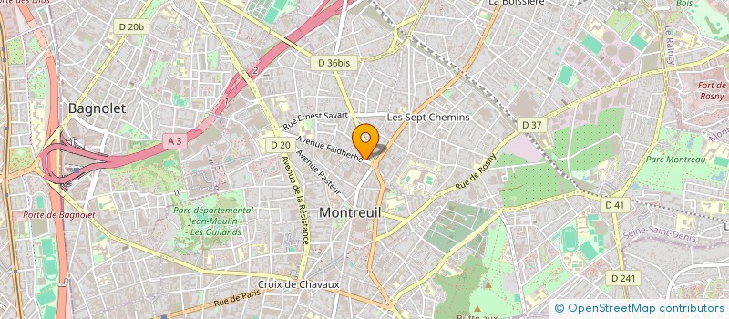 localisation de l'entreprise MADAME CAMILLE BOURY à MONTREUIL