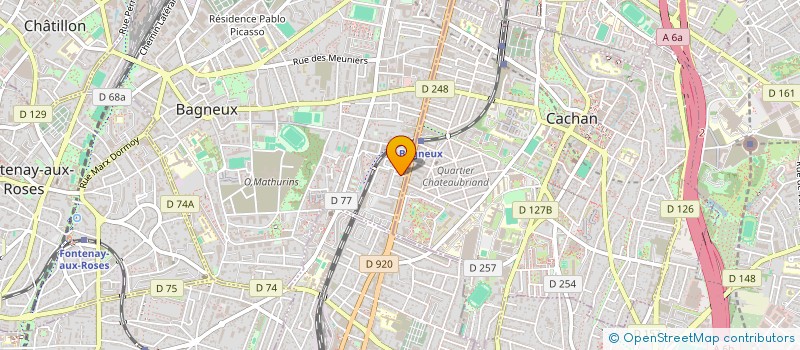 localisation de l'entreprise MADAME CAMILLE BOUTEILLER à BAGNEUX