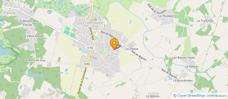 localisation de l'entreprise MADAME CAMILLE BOUTIN  LA CHEVROLIERE