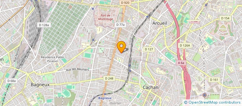 localisation de l'entreprise MADAME CAMILLE BOUVIER  CACHAN