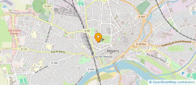 localisation de l'entreprise MADAME CAMILLE BOUZIAT à NEVERS