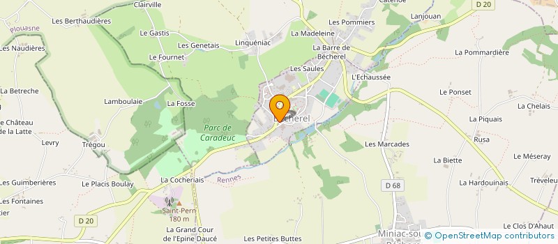 localisation de l'entreprise MADAME CAMILLE BOYER  BECHEREL