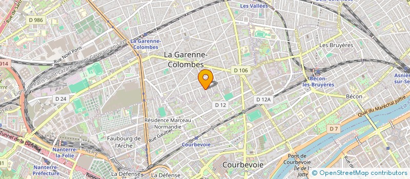 localisation de l'entreprise MADAME CAMILLE BRACKE à LA GARENNE-COLOMBES