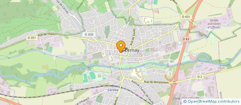 localisation de l'entreprise MADAME CAMILLE BRAUN  RIMBACH-PRES-GUEBWILLER