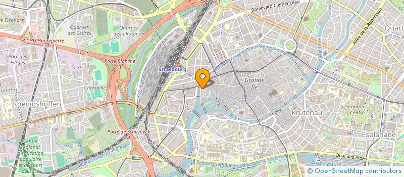 localisation de l'entreprise MADAME CAMILLE BRES à STRASBOURG