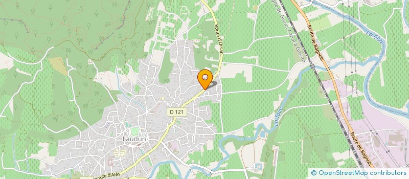 localisation de l'entreprise MADAME CAMILLE BRESSON  LAUDUN-L'ARDOISE