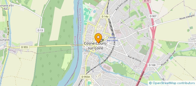 localisation de l'entreprise MADAME CAMILLE BREUZARD à COSNE-COURS-SUR-LOIRE