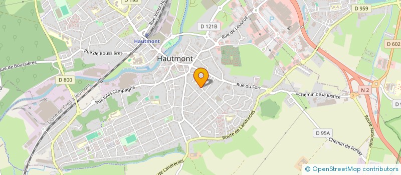 localisation de l'entreprise MADAME CAMILLE BRIERE  HAUTMONT