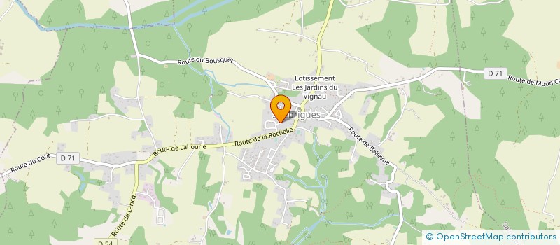 localisation de l'entreprise MADAME CAMILLE BRIEZ  SAUBRIGUES