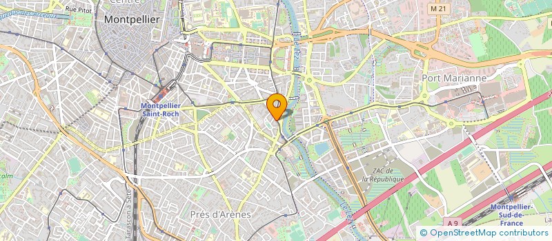 localisation de l'entreprise MADAME CAMILLE BRISSAC à MONTPELLIER