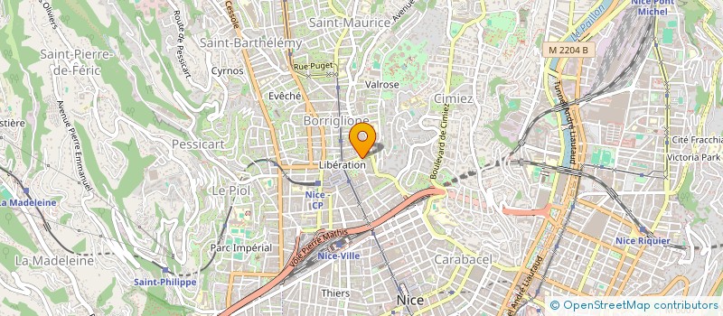 localisation de l'entreprise MADAME CAMILLE BRUN  NICE