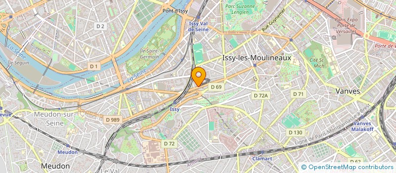 localisation de l'entreprise MADAME CAMILLE BRUNEL  ISSY-LES-MOULINEAUX