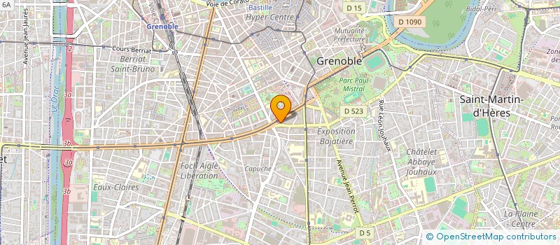 localisation de l'entreprise MADAME CAMILLE BRUNI  GRENOBLE