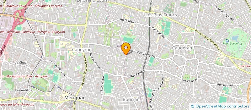 localisation de l'entreprise MADAME CAMILLE BUI  MERIGNAC