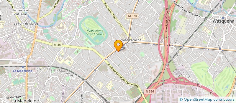 localisation de l'entreprise MADAME CAMILLE BUISSET  RAILLENCOURT-SAINTE-OLLE