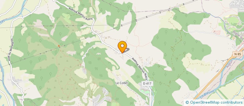 localisation de l'entreprise MADAME CAMILLE BURDEOS  AIGLUN