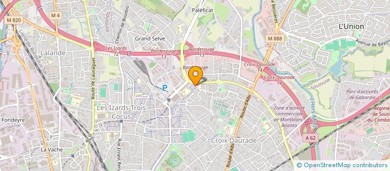 localisation de l'entreprise MADAME CAMILLE BURGAUDEAU à TOULOUSE