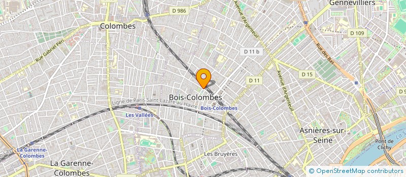 localisation de l'entreprise MADAME CAMILLE BURNIER-DECHON à BOIS-COLOMBES