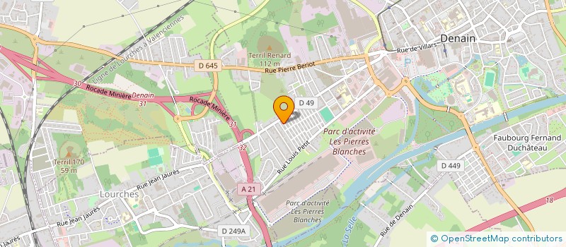 localisation de l'entreprise MADAME CAMILLE BUSSCHAERT  DENAIN