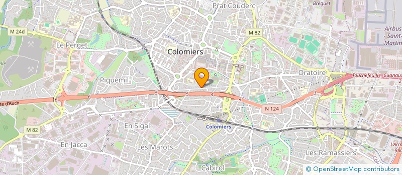 localisation de l'entreprise MADAME CAMILLE CABALLERO à COLOMIERS