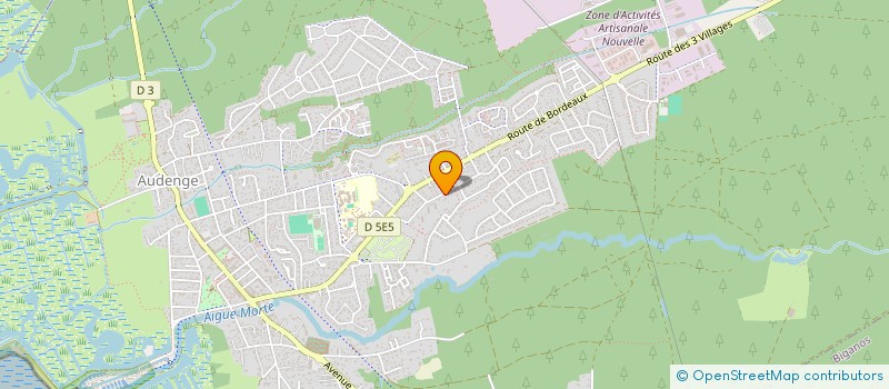 localisation de l'entreprise MADAME CAMILLE CADUSSEAU  AUDENGE