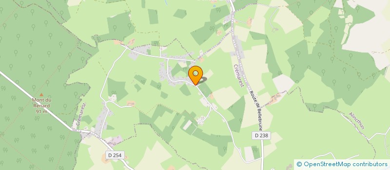 localisation de l'entreprise MADAME CAMILLE CAFFIER  CREMAREST