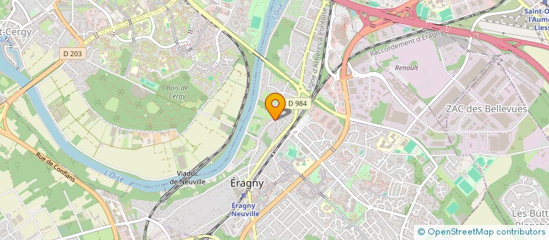 localisation de l'entreprise MADAME CAMILLE CAGNA  ERAGNY