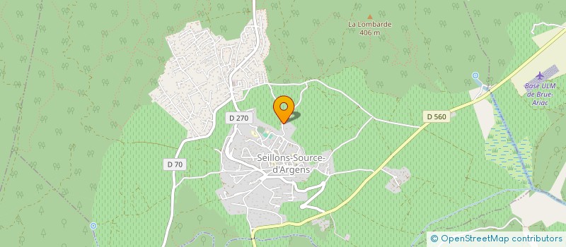 localisation de l'entreprise MADAME CAMILLE CALIBET à SEILLONS-SOURCE-D'ARGENS