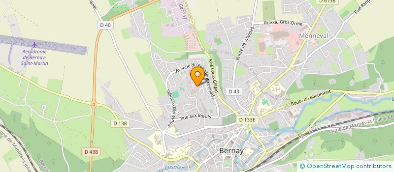 localisation de l'entreprise MADAME CAMILLE CAMILLE BRETEAU  BERNAY