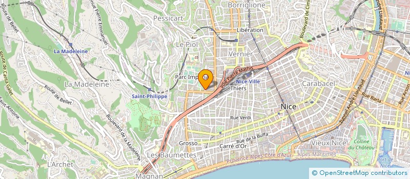 localisation de l'entreprise MADAME CAMILLE CAMPANA à NICE