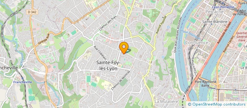 localisation de l'entreprise MADAME CAMILLE CANDERAN  SAINTE-FOY-LES-LYON