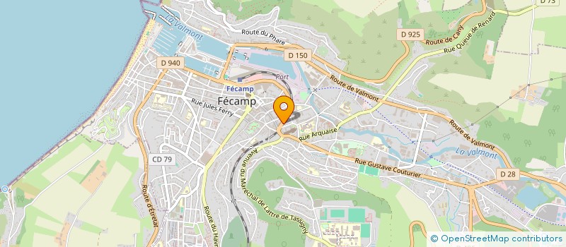 localisation de l'entreprise MADAME CAMILLE CAPELA LABORDE à FECAMP