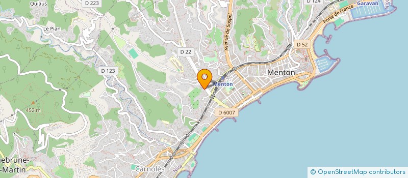 localisation de l'entreprise MADAME CAMILLE CARO à MENTON
