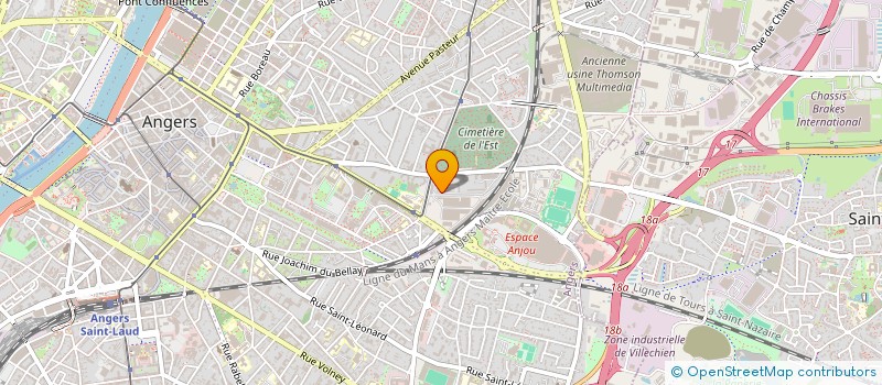 localisation de l'entreprise MADAME CAMILLE CARON à ANGERS