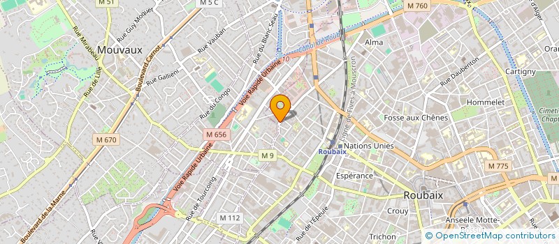 localisation de l'entreprise MADAME CAMILLE CAROULLE à ARRAS