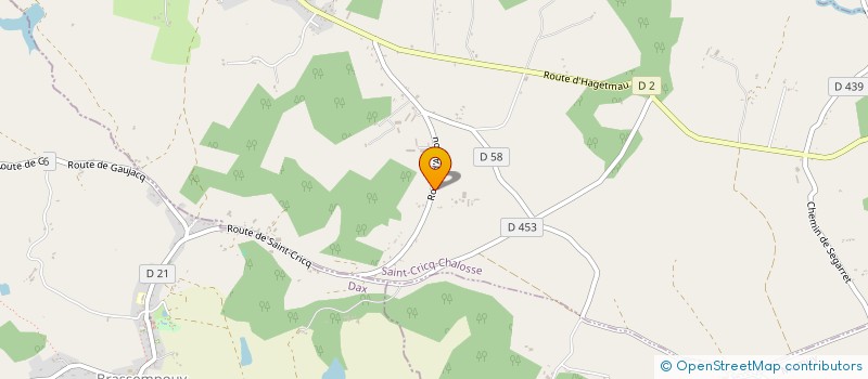 localisation de l'entreprise MADAME CAMILLE CARRERE  SAINT-CRICQ-CHALOSSE